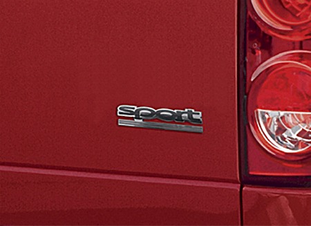 Mopar OEM Chrome "Sport" Emblem - Click Image to Close